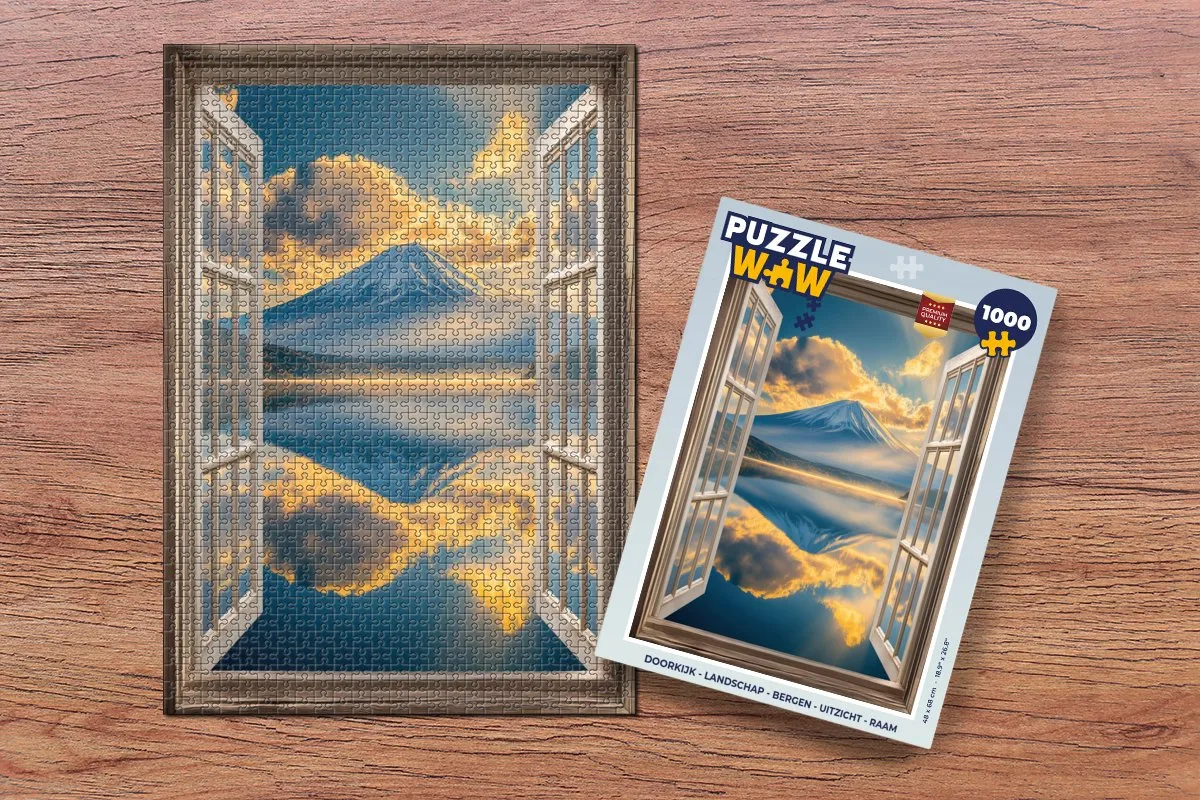 PuzzleWow Legpuzzel Bergen 1000 Stuks