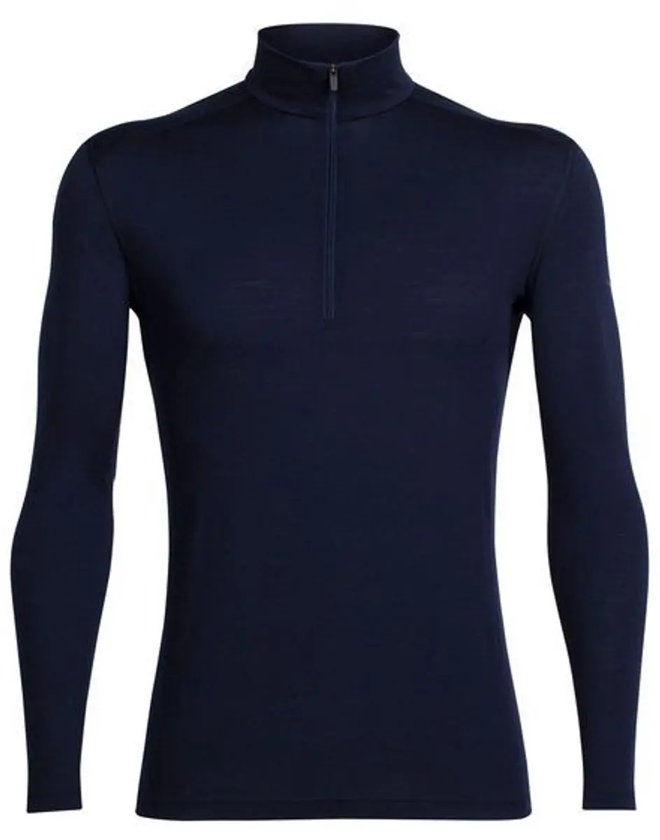 Icebreaker Men's Oasis Long Sleeve Half Zip Midnight Navy