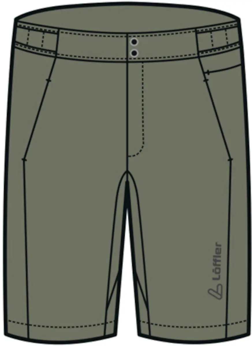 Löffler Grav-E ASSL Pantalon - Olijfgroen XXL