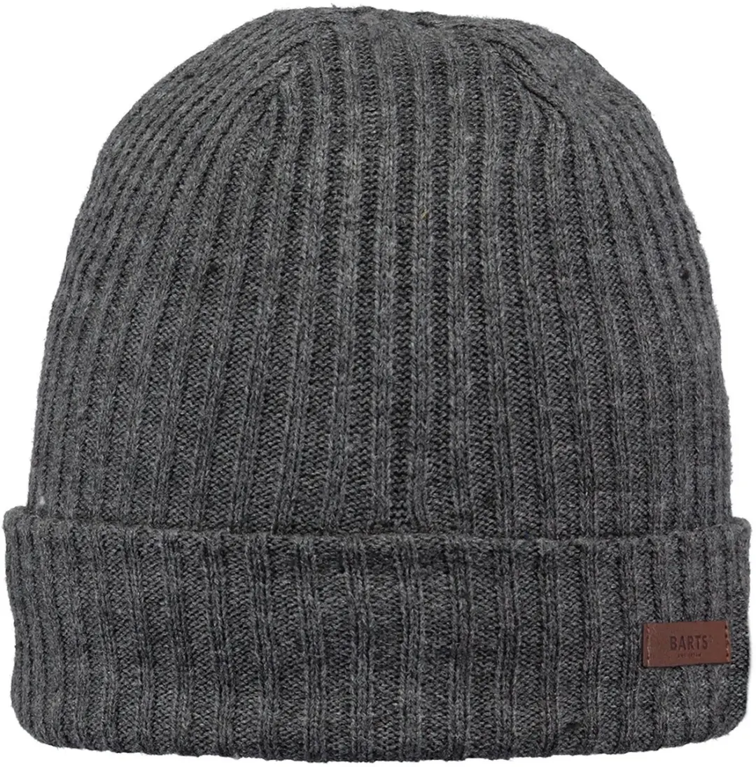 Barts Wilbert Turnup Muts - One Size - Donkergrijs - afbeelding 3 van 3
