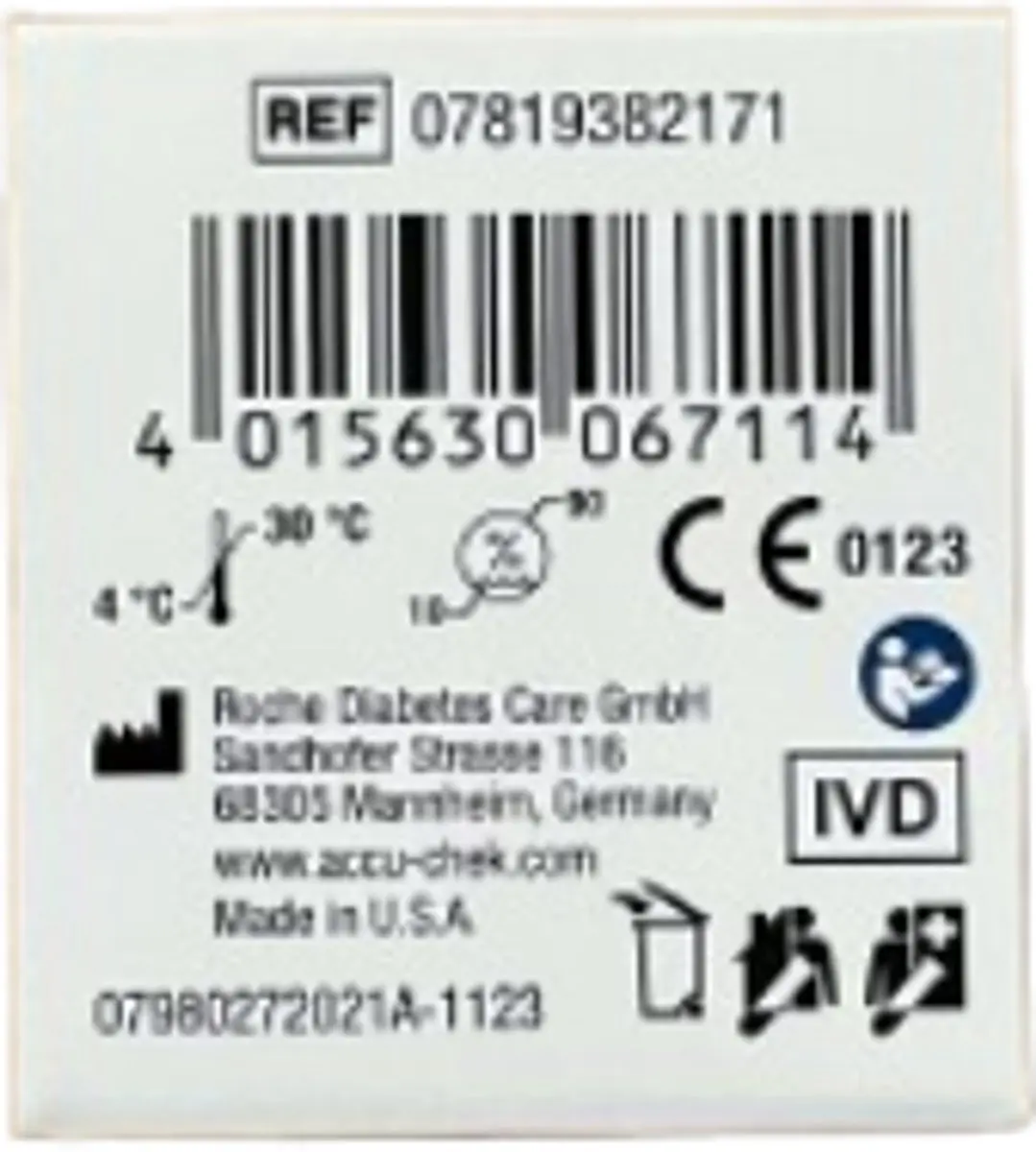 Roche Accu-Chek Instant Teststrips - 50 Stuks