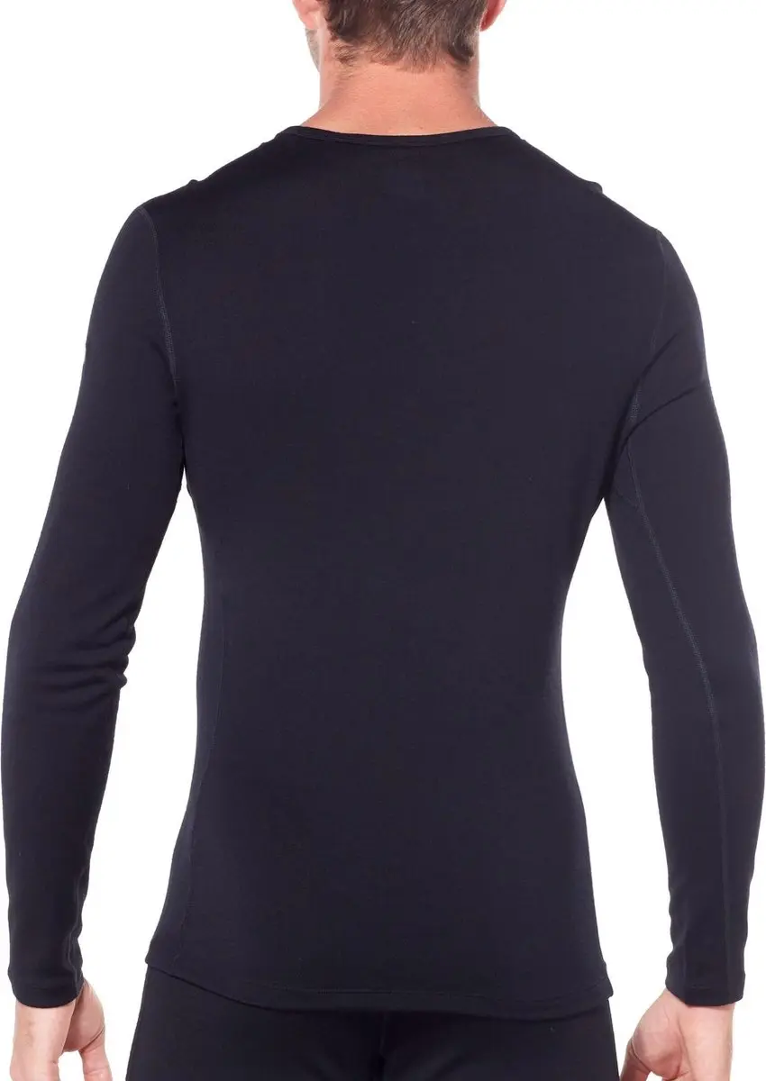 Icebreaker BF 260 Tech LS Crewe Heren Thermoshirt - Zwart - afbeelding 6 van 6