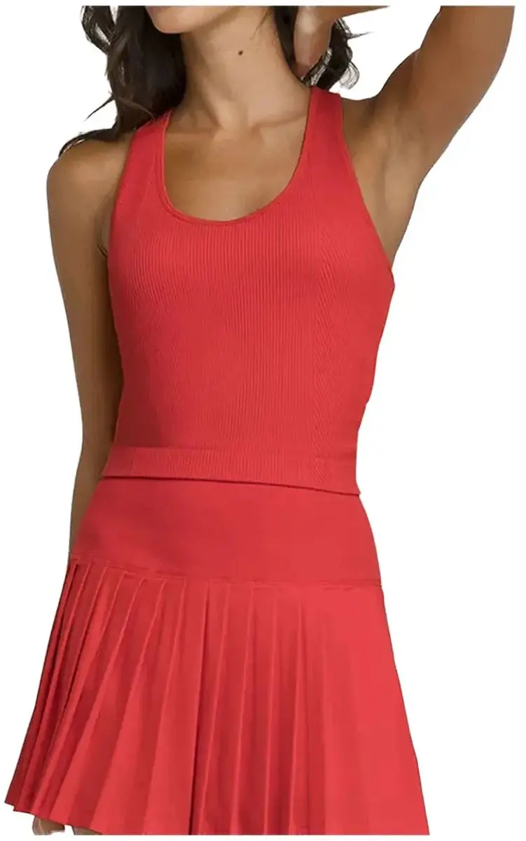 Wilson Everyday Brami Mouwloos T-shirt Rood S Vrouw