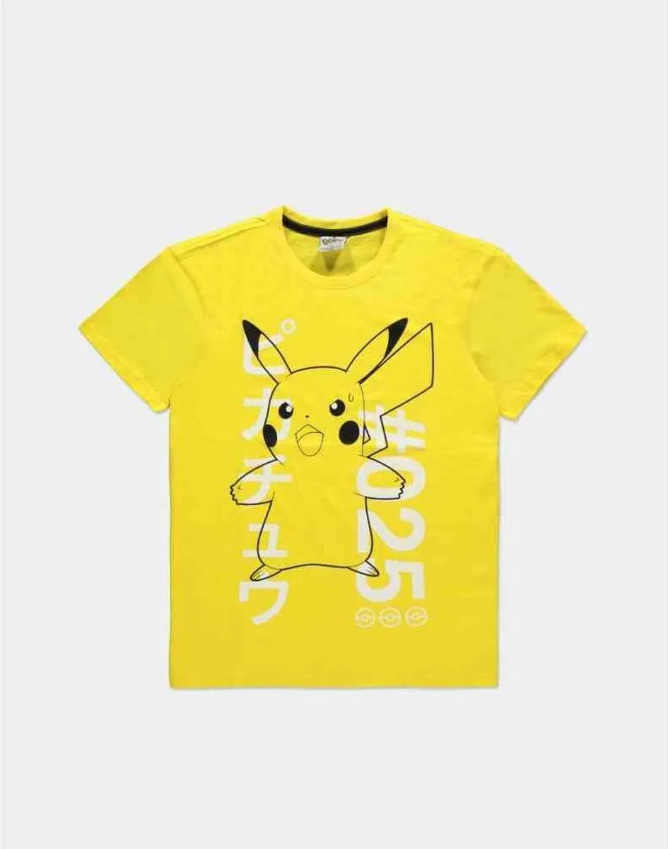 Pokémon Pikachu Thundershock T-shirt XXL - Zwart
