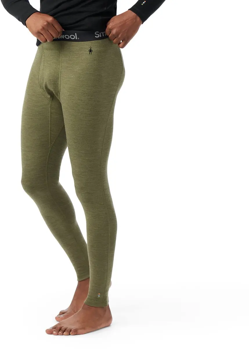 Smartwool Classic Thermal Merino Heren Base Layer - S - Winter Moss