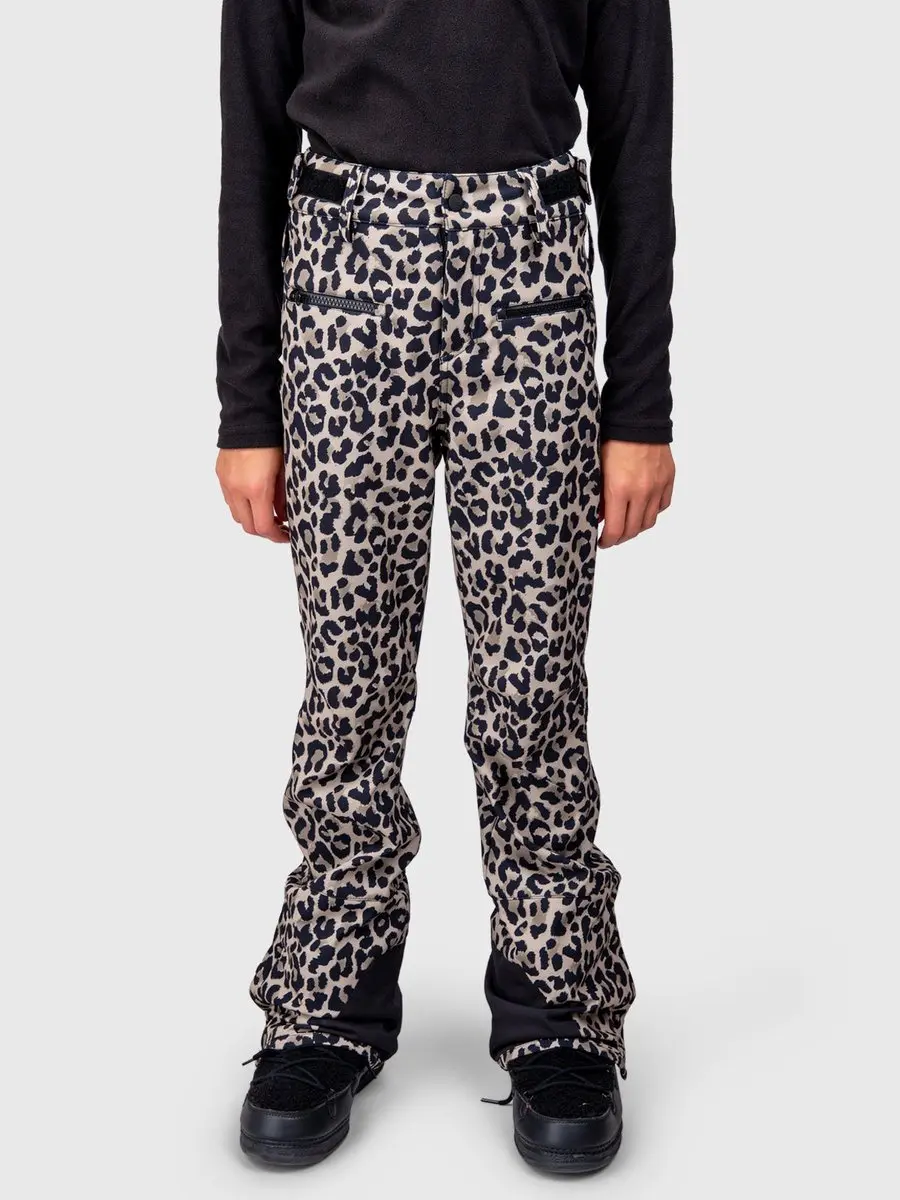 Brunotti Coldlaky-Print Softshell Ski Broek Meisjes 128 - Wild Thing Fungi - afbeelding 6 van 6