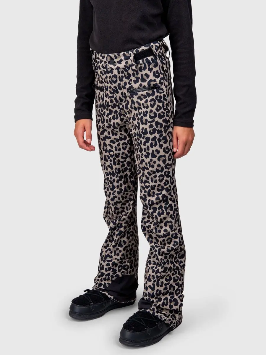 Brunotti Coldlaky-Print Softshell Ski Broek Meisjes 128 - Wild Thing Fungi - afbeelding 5 van 6