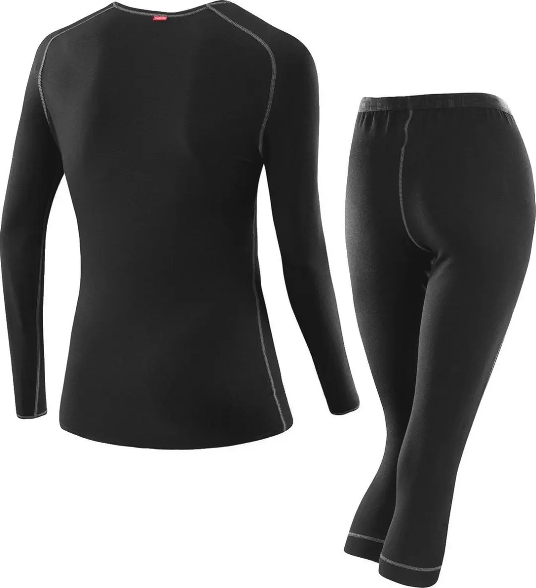 Löffler Thermoset Transtex 3/4 Dames - Zwart - Maat 36
