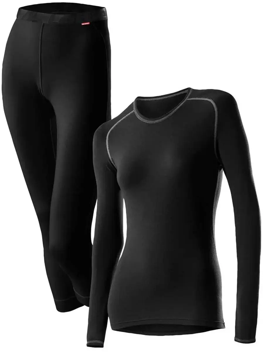 Löffler Thermoset Transtex 3/4 Dames - Zwart - Maat 36
