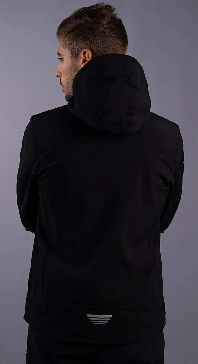 CMP Softshelljas Zip Hood Heren 4XL - Zwart - afbeelding 6 van 6