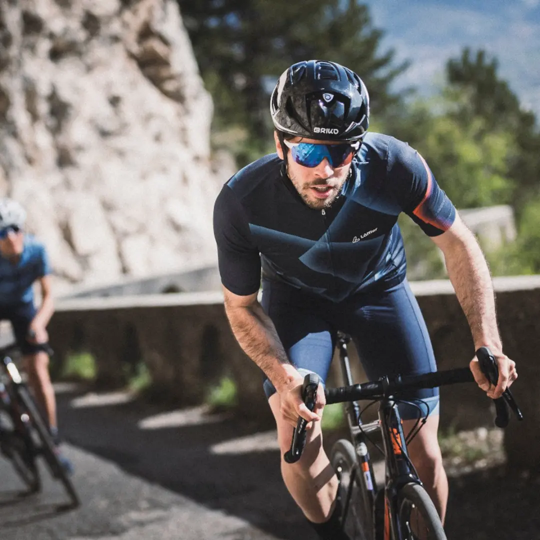 Maillot de ciclismo de manga corta Jersey FZ Penta Dark Blue
