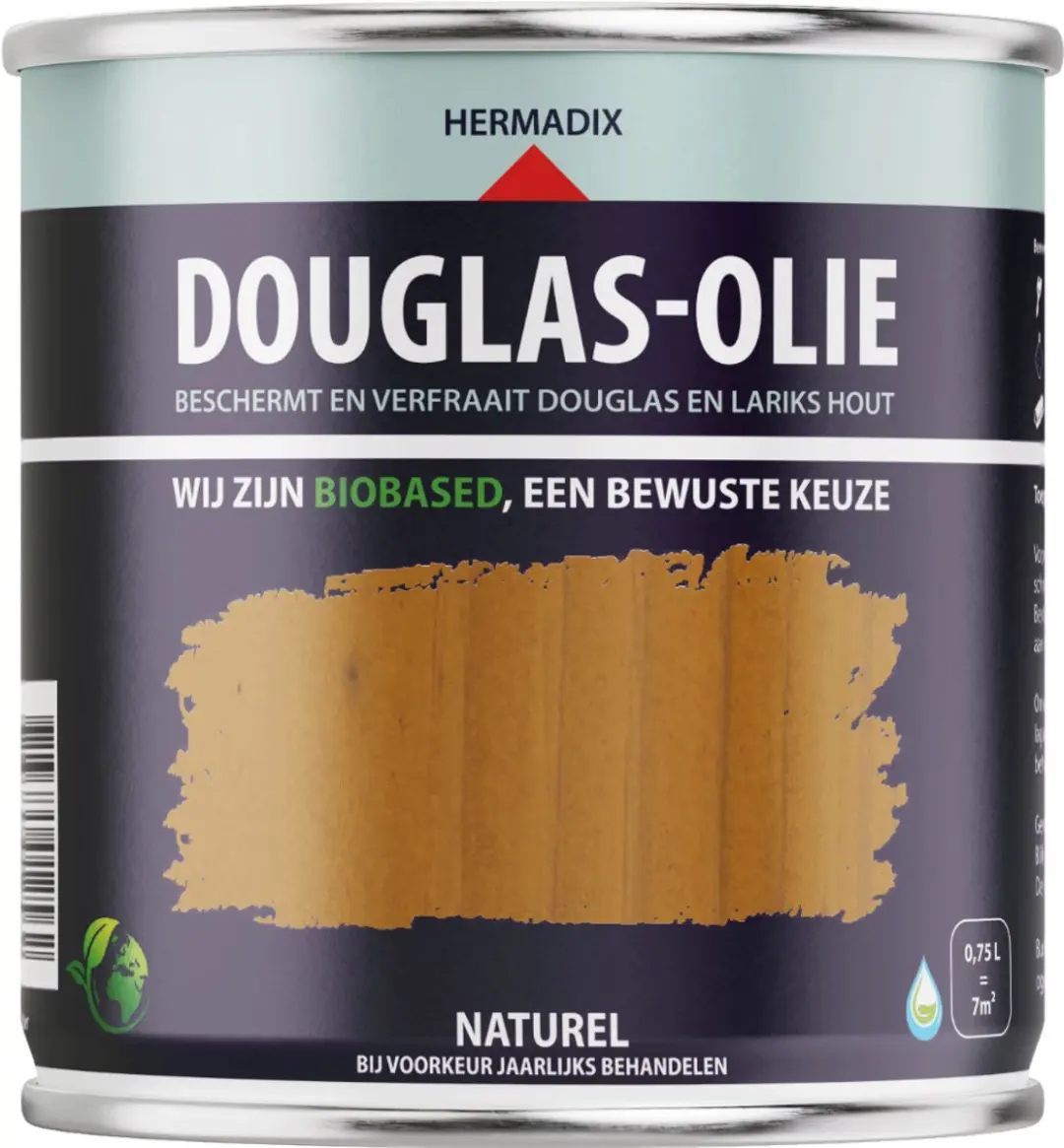 Hermadix Douglas Olie 0,75L - Naturel - afbeelding 4 van 5