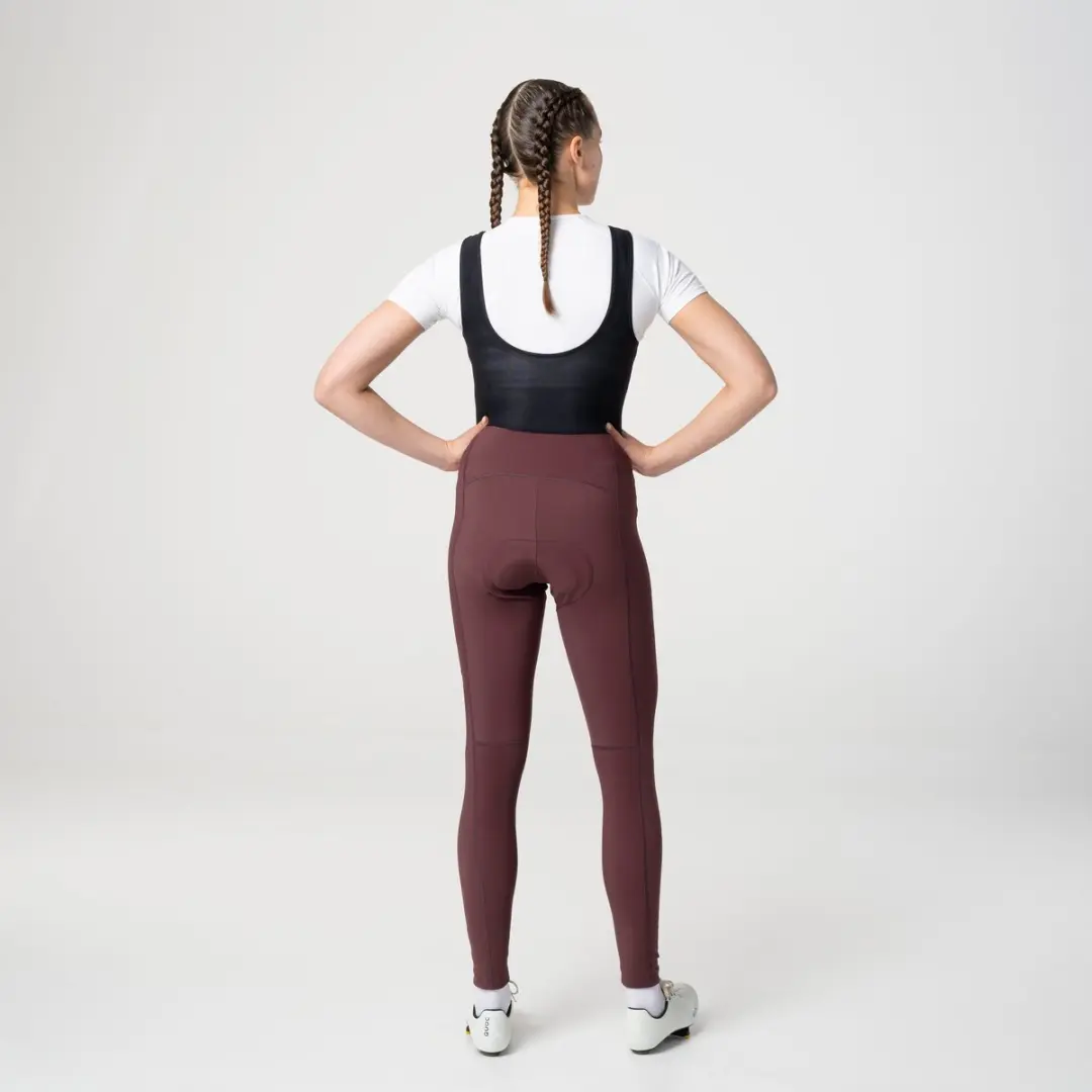 AGU Essential Bibtight Warme Fietsbroek - Bruin XXL - afbeelding 6 van 6