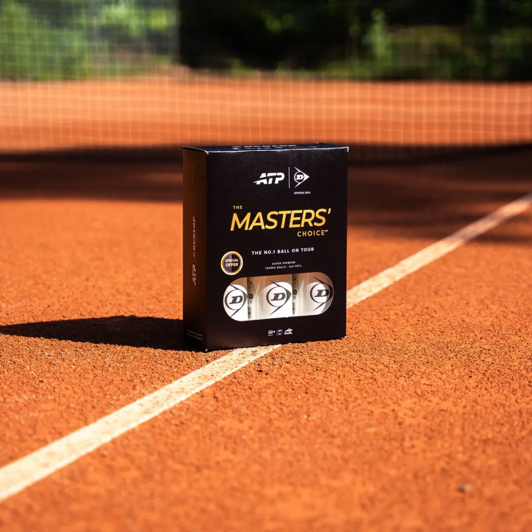 Dunlop ATP Masters Tennisballen - 12 Stuks - Geel - afbeelding 3 van 5