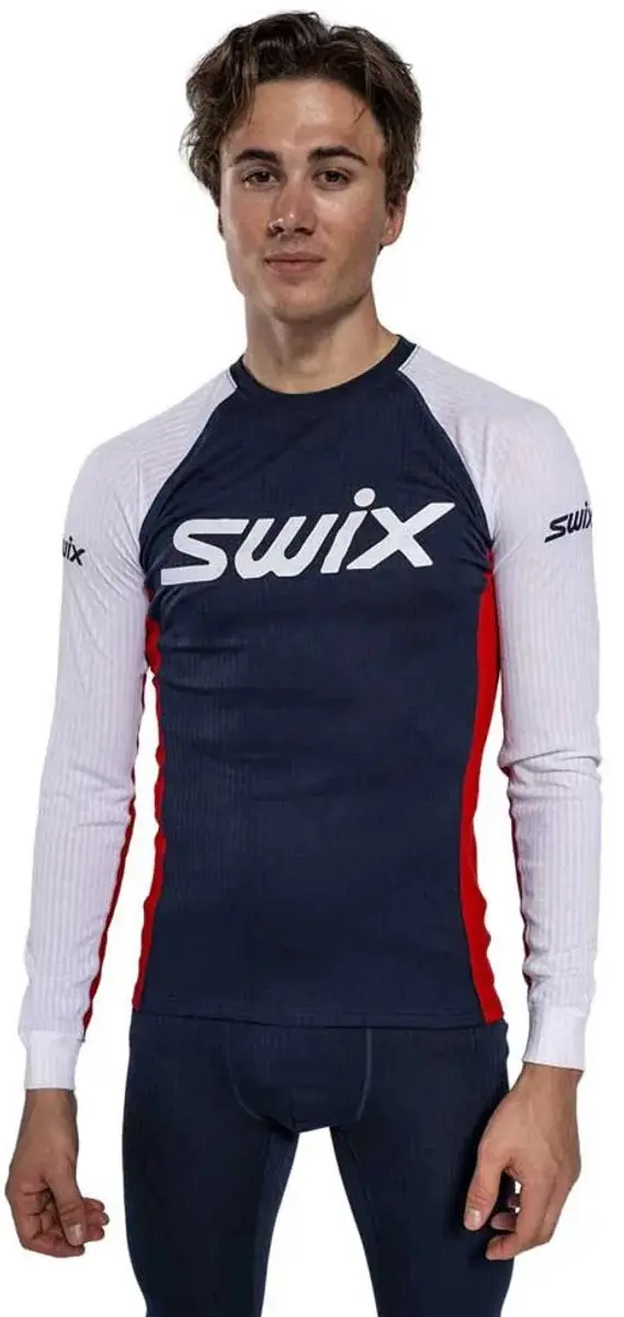 Swix Racex Classic Lange Mouwen Basislaag Blauw L Man