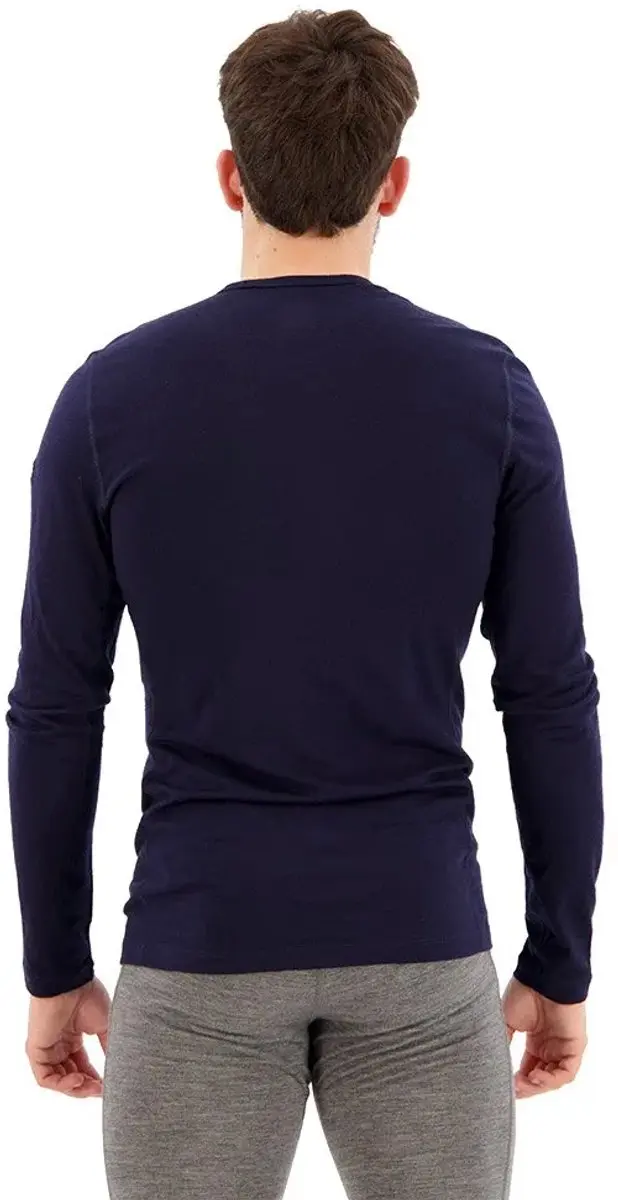 Icebreaker Men's Oasis Long Sleeve Crewe - S - Midnight Navy
