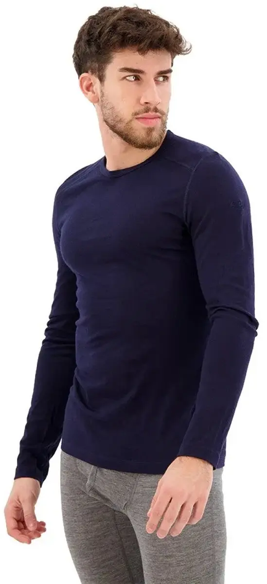 Icebreaker Men's Oasis Long Sleeve Crewe - S - Midnight Navy