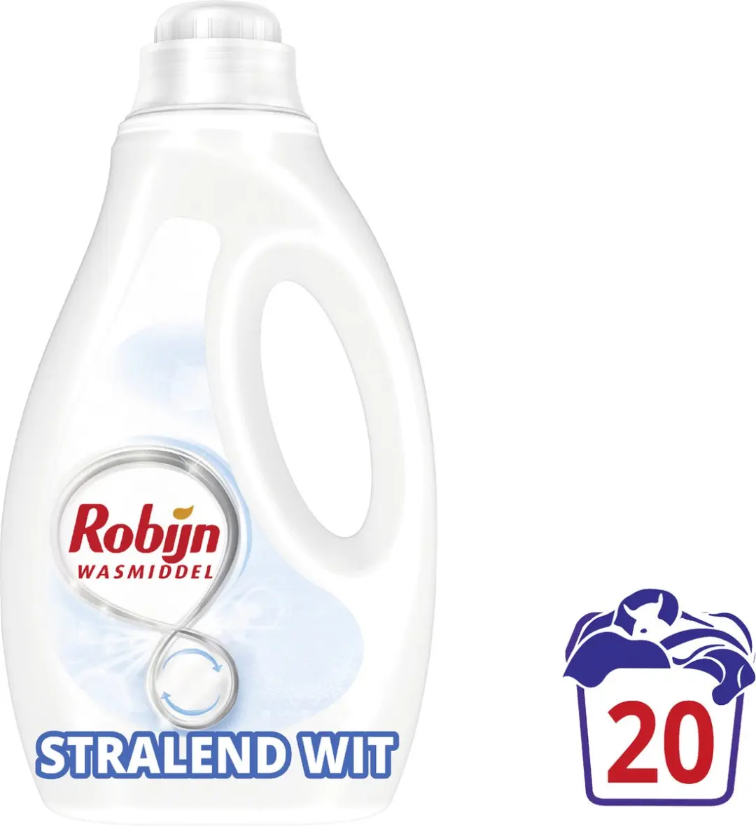 Robijn Stralend Wit Vloeibaar Wasmiddel 1L