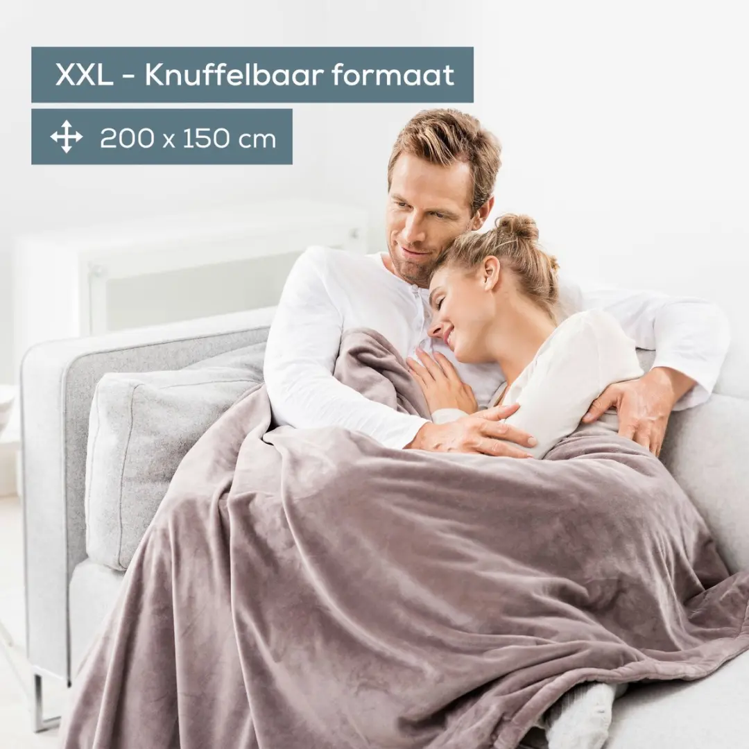 Beurer HD 150 XXL Elektrische Deken - 200x150cm Taupe - afbeelding 2 van 6