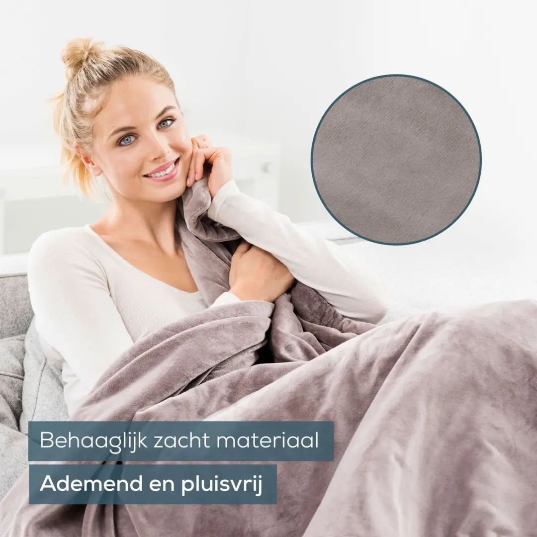 Beurer HD 150 XXL Elektrische Deken - 200x150cm Taupe - afbeelding 6 van 6