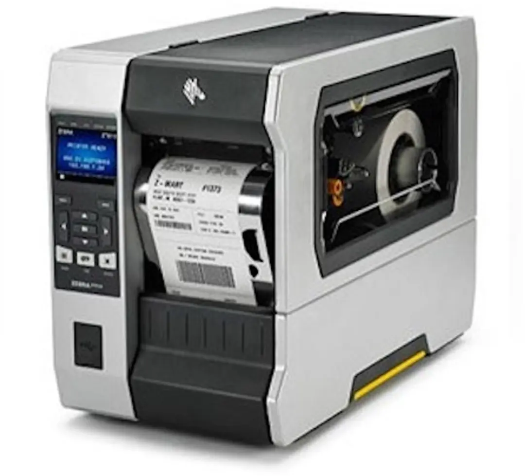 Zebra ZT61042-T0E0100Z Thermo Transfer Labelprinter - 203x203 DPI - Zwart/Grijs - afbeelding 2 van 3