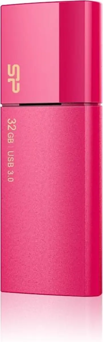 Silicon Power Blaze B05 32GB USB-Stick - Roze - afbeelding 3 van 6