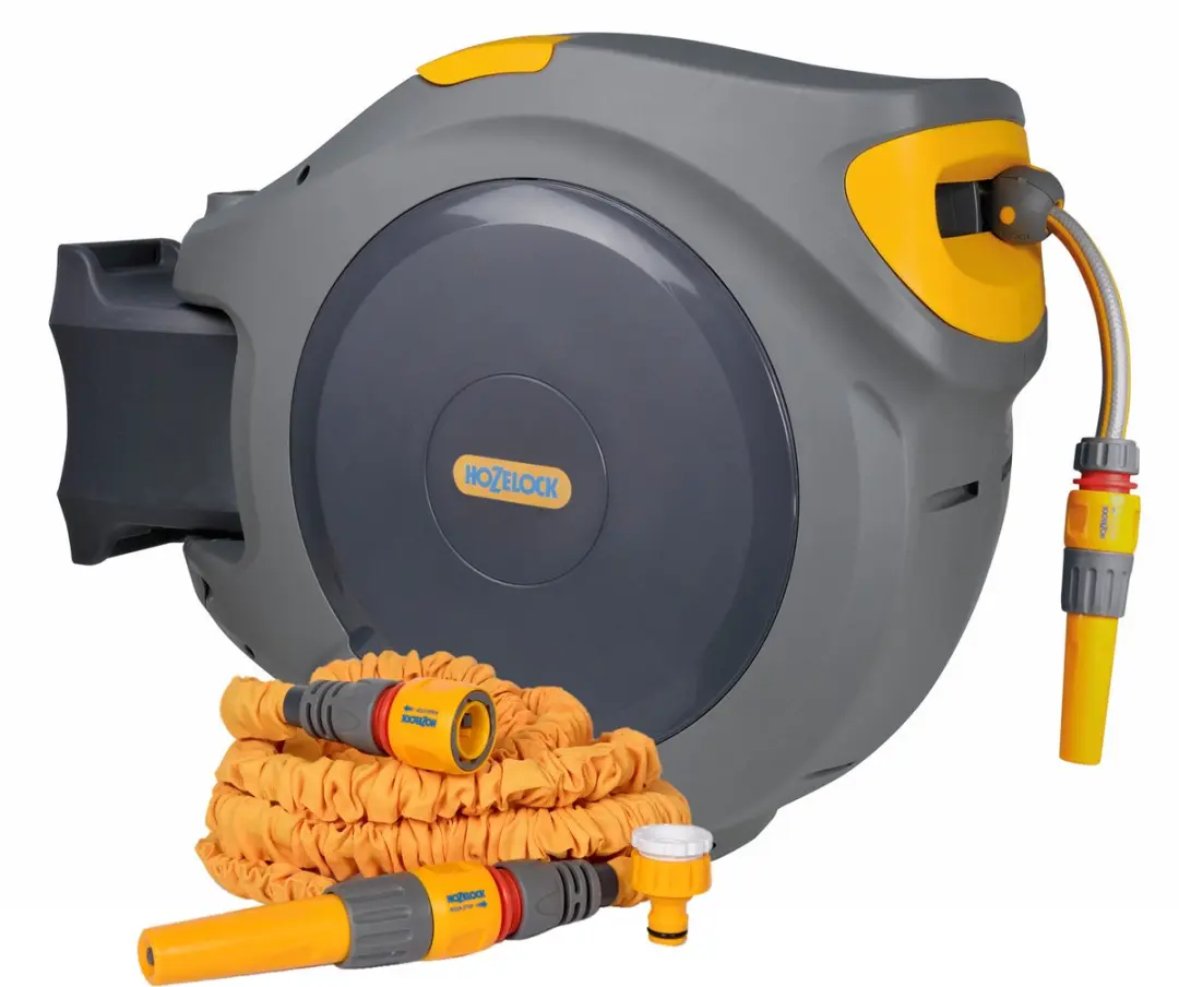Hozelock Auto Reel 40 meter + Superhoze uitrekbare slang 7,5 meter