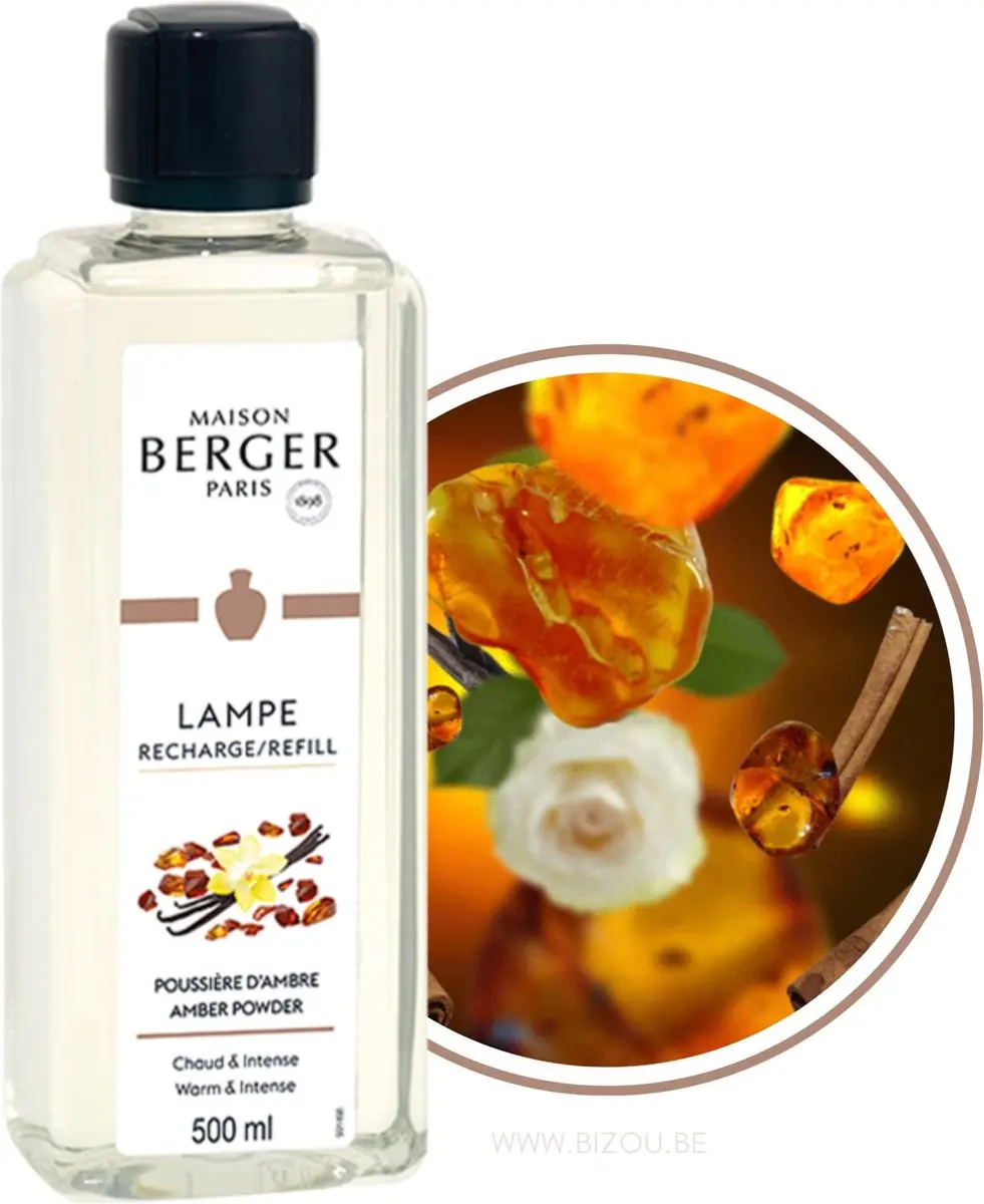 Lampe Berger Navulling Oriental Poussiere d'Ambre 500ml