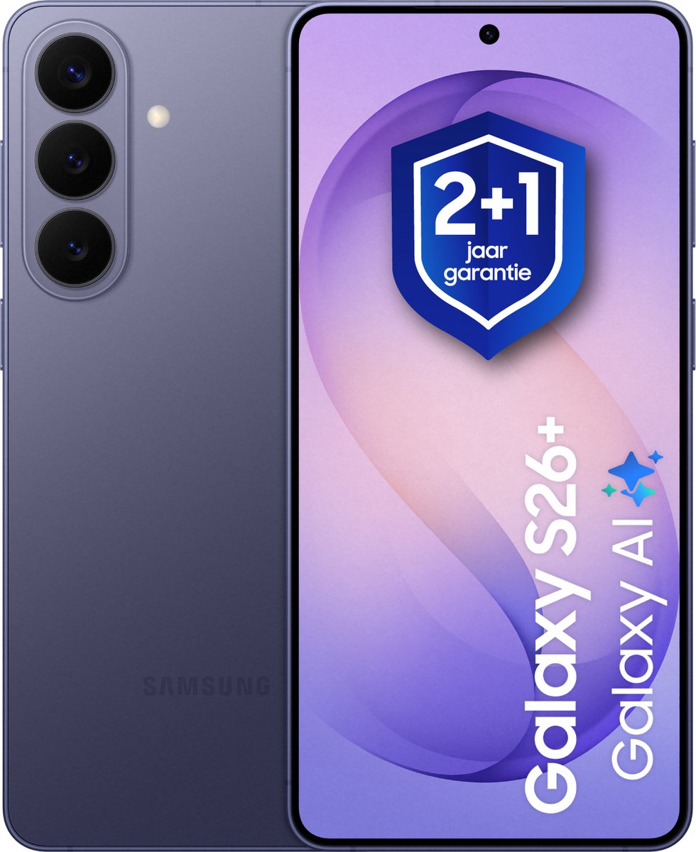 Samsung Galaxy S26 Plus - 256GB - Cobalt Violet + 1 jaar extra garantie