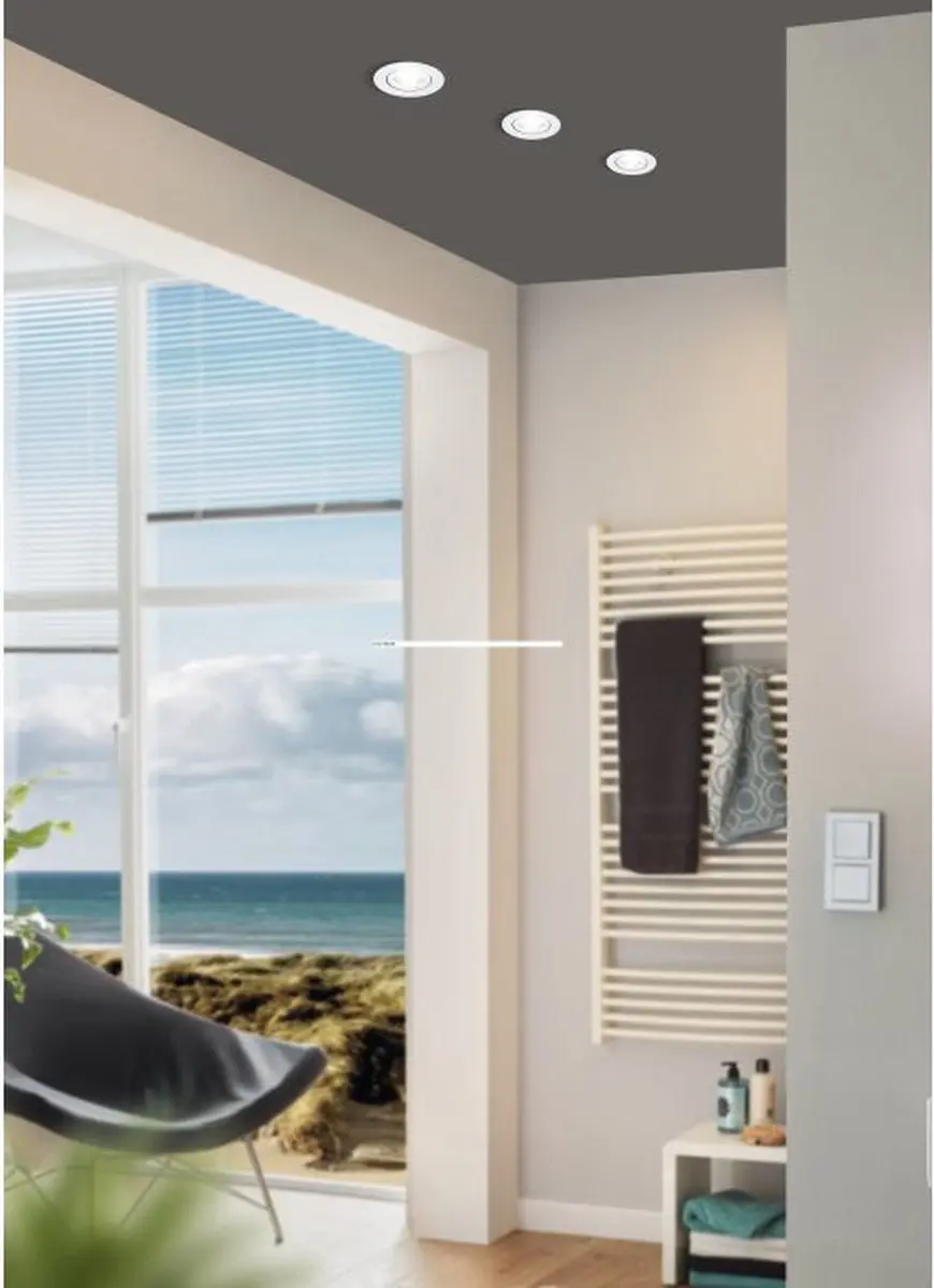 Eglo Saliceto Verzonken Spot LED 6W - 88cm Wit - afbeelding 4 van 5