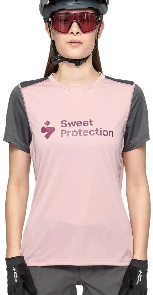 Sweet Protection Hunter Korte Mouw Enduro Trui Roze M Vrouw