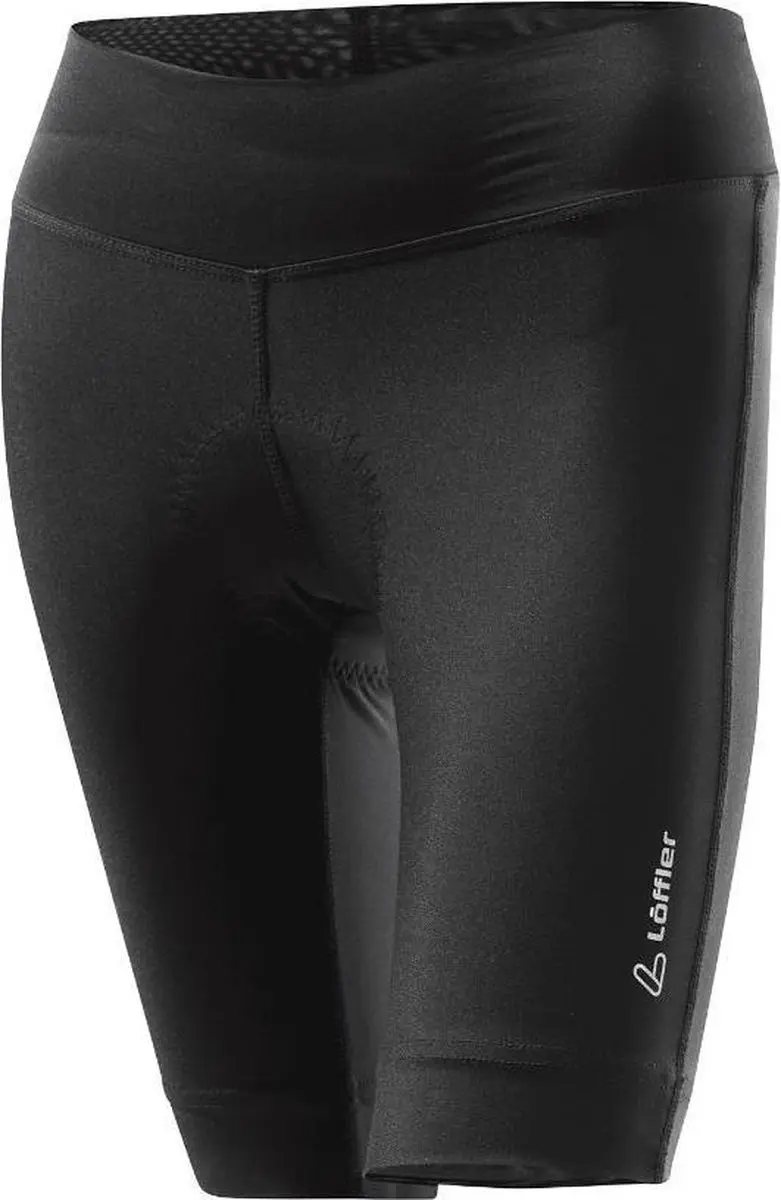 Löffler Fietsshort Dames Polyamide Zwart Maat 48