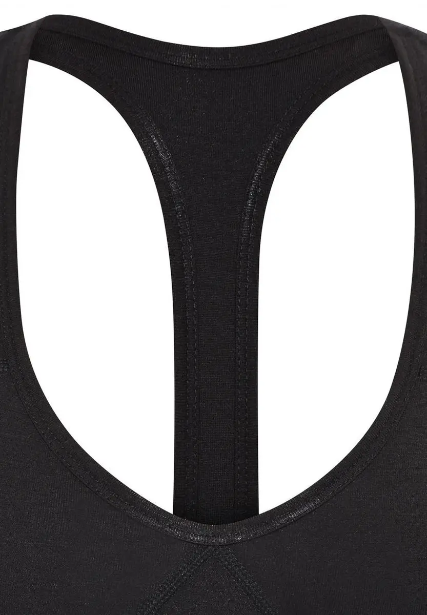 Icebreaker Sprite Racerback BH Dames XS - Zwart
