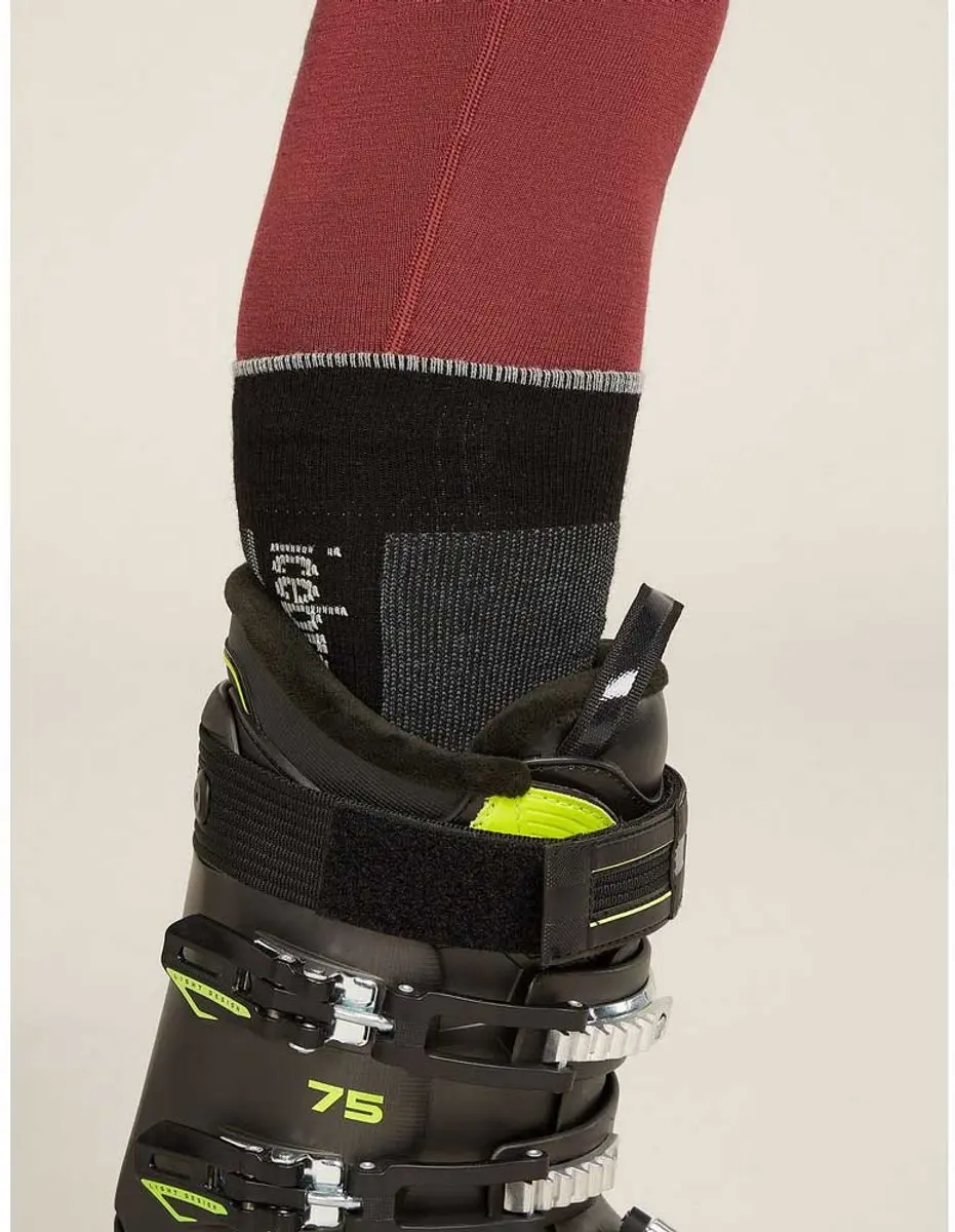 Icebreaker Men Ski+ Light OTC Skisokken - Zwart - 45-47
