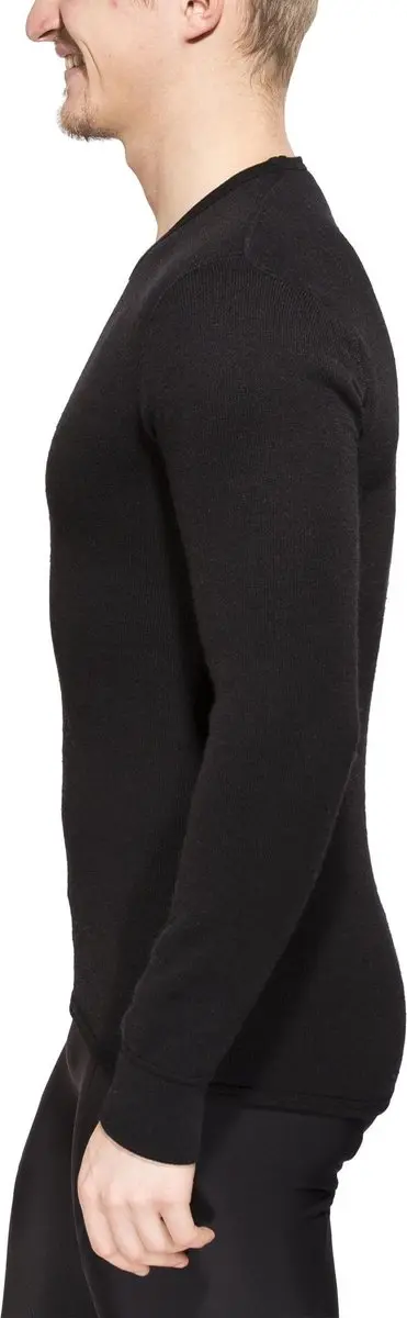 Woolpower Merino Base Layer Crewneck 200 - Zwart - afbeelding 4 van 6