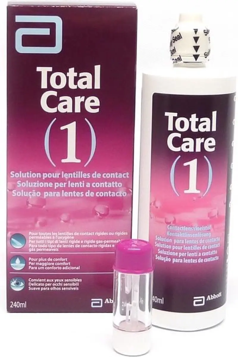 Abbott Totalcare 1 All-in-One 240ml - Harde lenzen - afbeelding 2 van 5