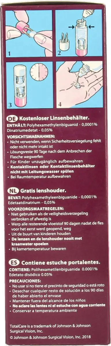 Abbott Totalcare 1 All-in-One 240ml - Harde lenzen - afbeelding 4 van 5