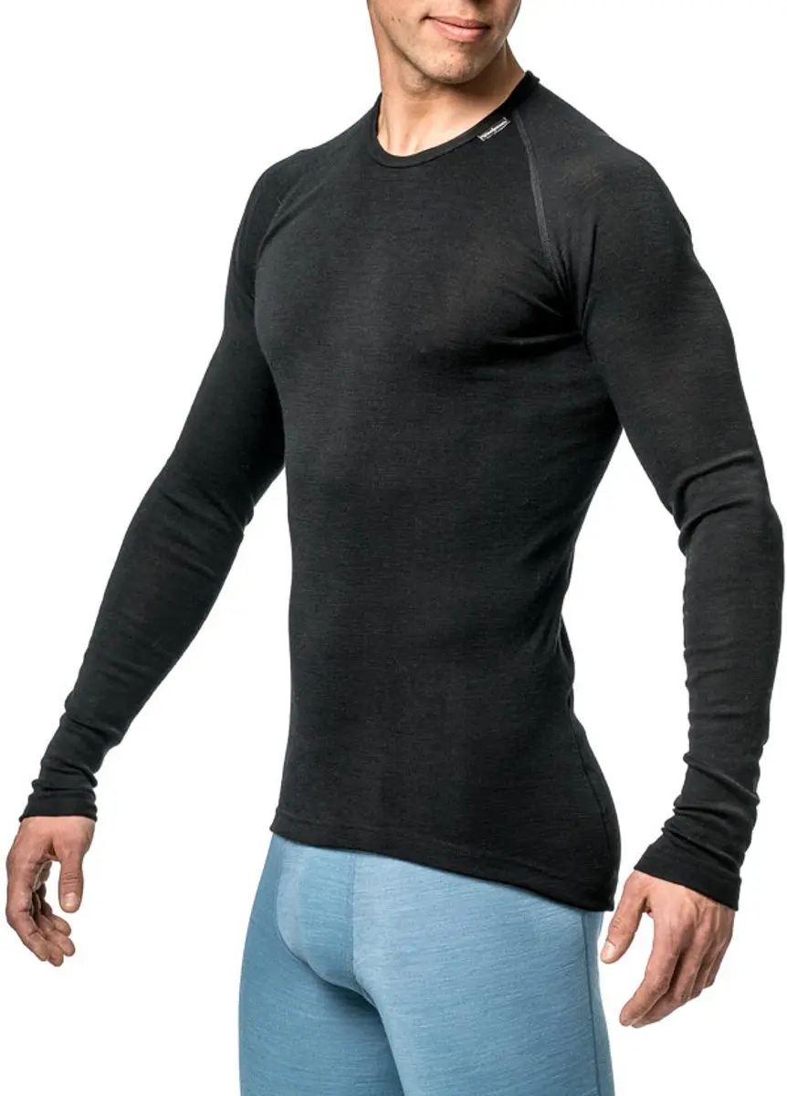 Woolpower Merino Base Layer Crewneck LITE 7111 - Zwart - afbeelding 3 van 6