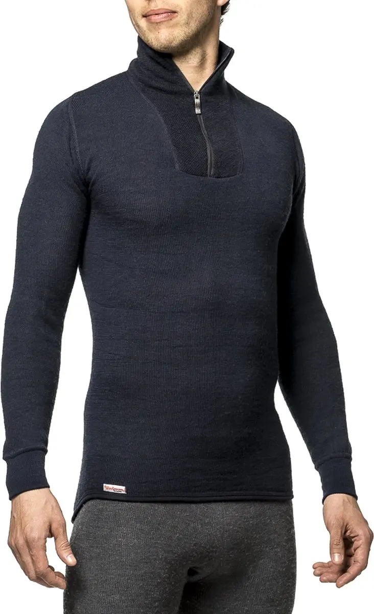 Woolpower Merino Base Layer Zip Turtleneck 200