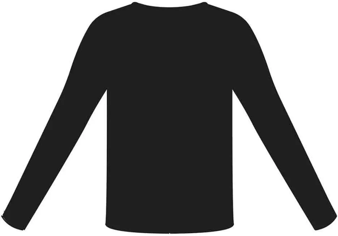 Icebreaker Kids 200 Oasis LS Crewe Thermokleding 8 - Zwart - afbeelding 6 van 6