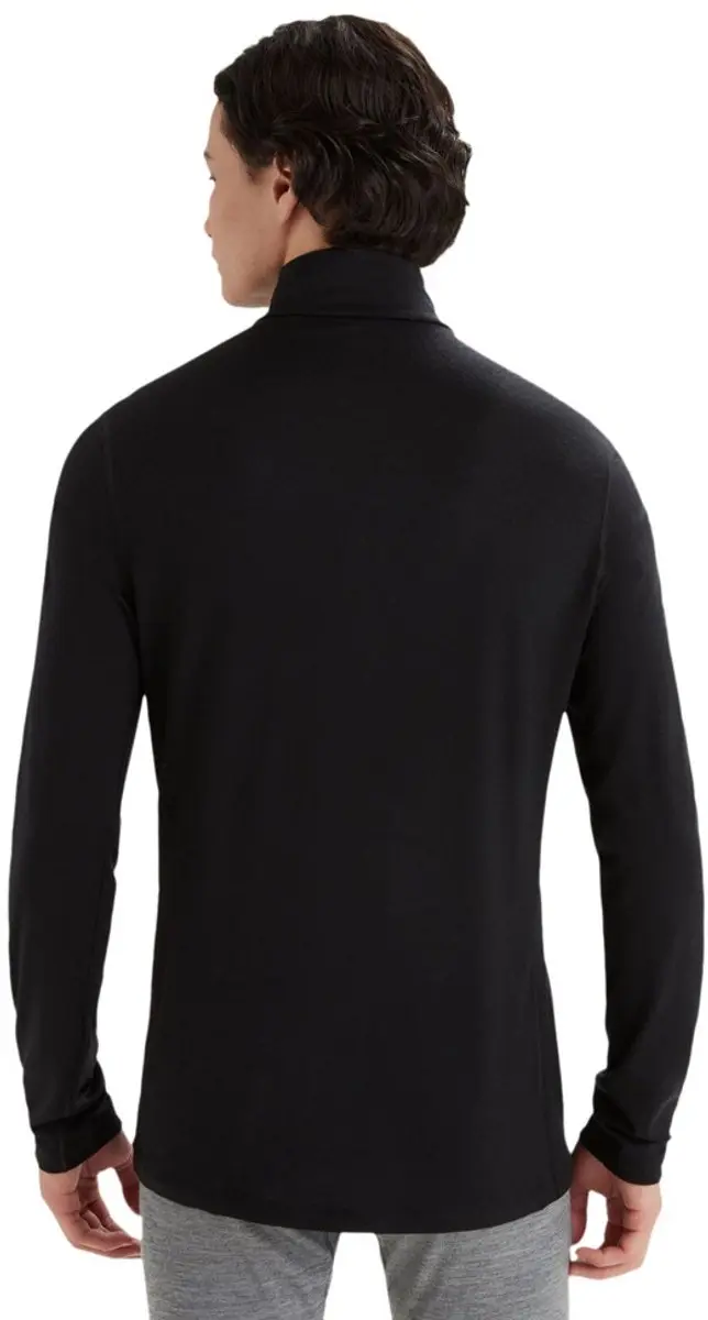 Icebreaker Men's Oasis Long Sleeve Half Zip - Zwart S