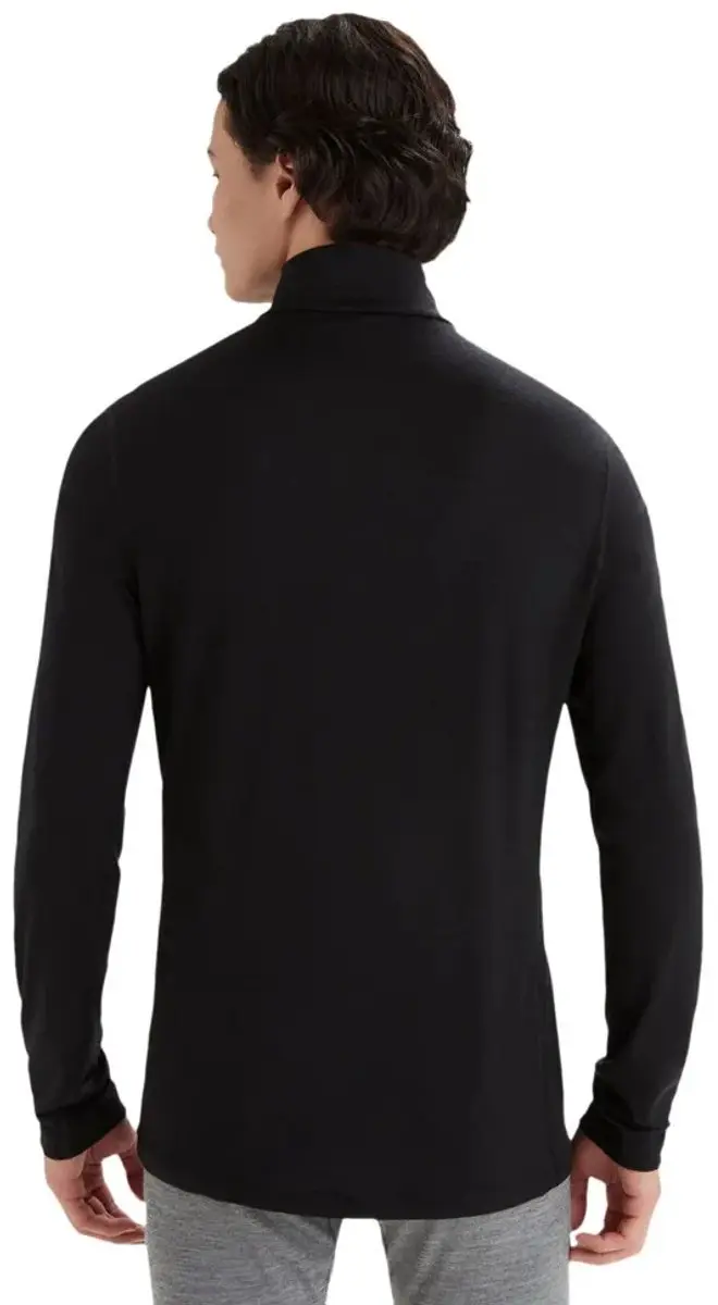 Icebreaker Men's Oasis Long Sleeve Half Zip - Zwart S