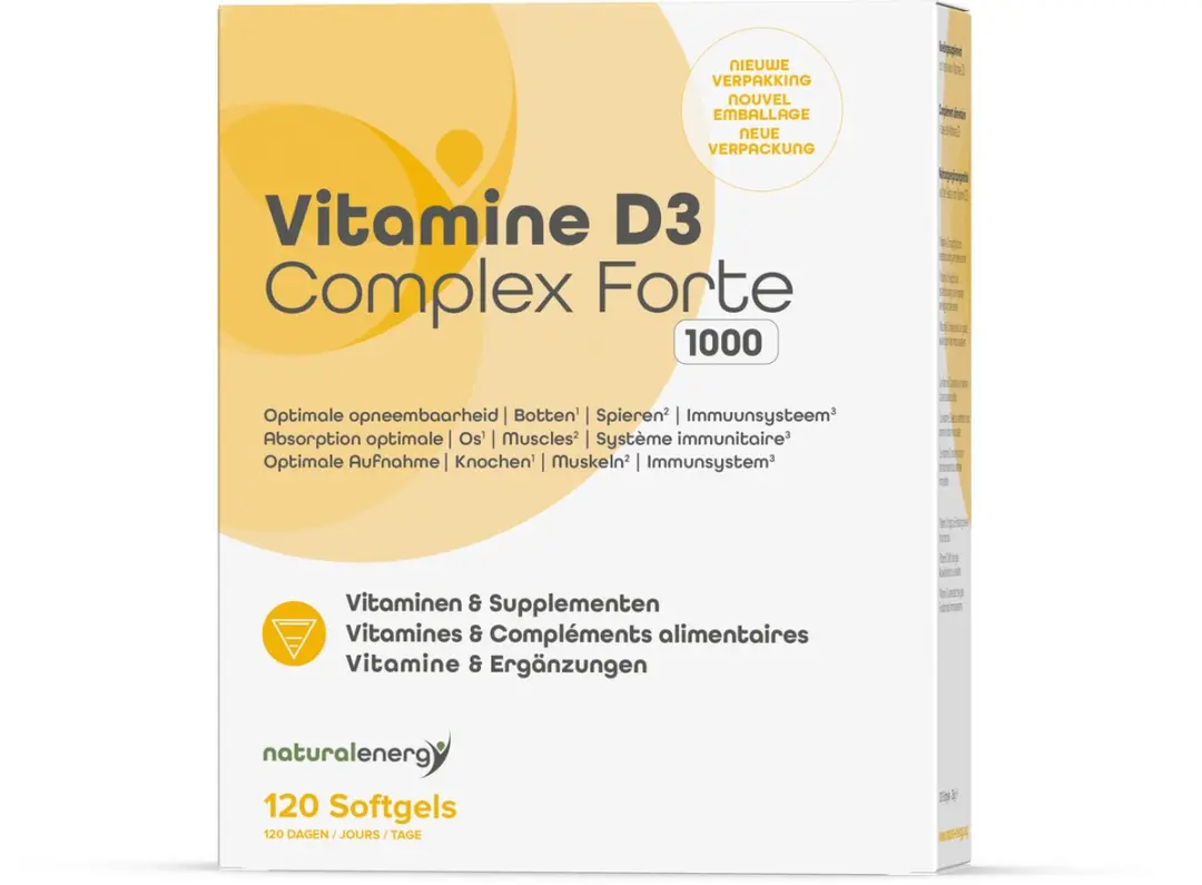 Natural Energy Vitamine D Complex Forte 120 Parels