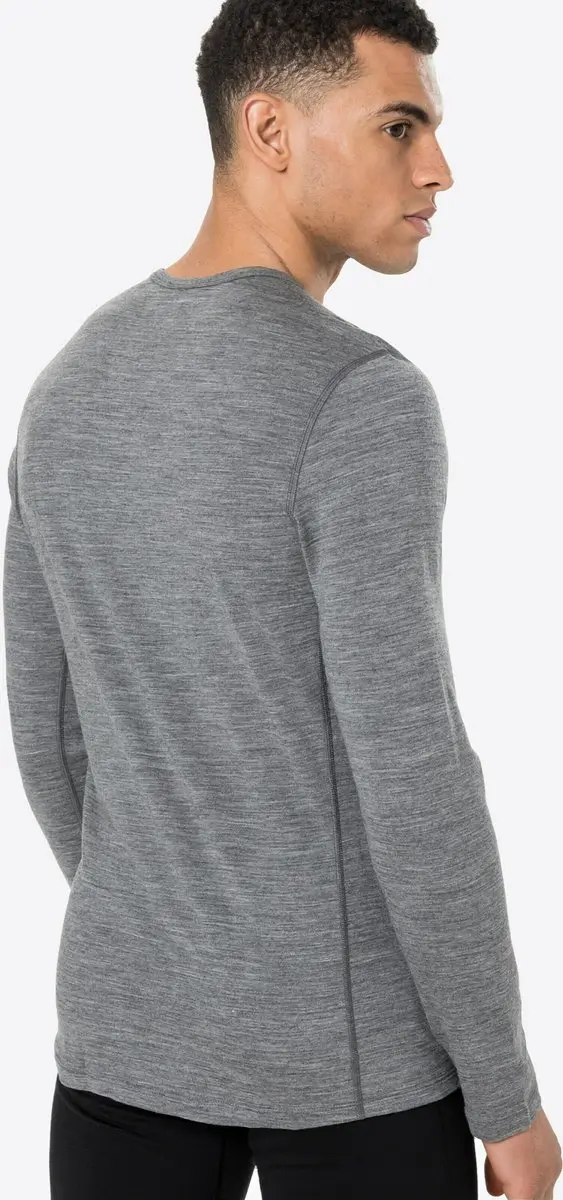 Icebreaker 200 Oasis Merino Thermoshirt Heren - M - Grijs