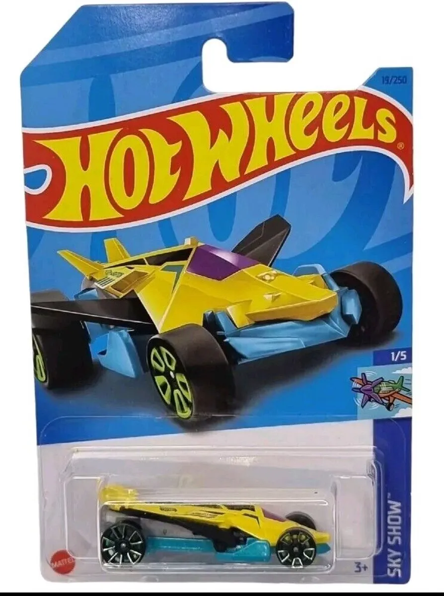 Hot Wheels Airruption 1:64 Sky Show 21A - Geel/Blauw
