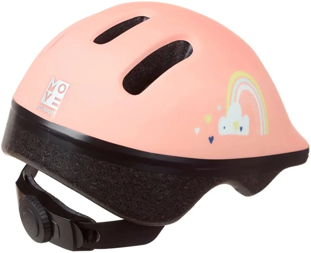 Polisport Happy Rainbow Fietshelm - Roze - 44-48cm - afbeelding 3 van 5