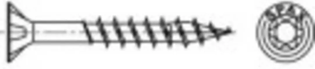 Spax Torx RVS Spaanplaatschroef 4.0 x 40mm - 200 Stuks - afbeelding 3 van 3