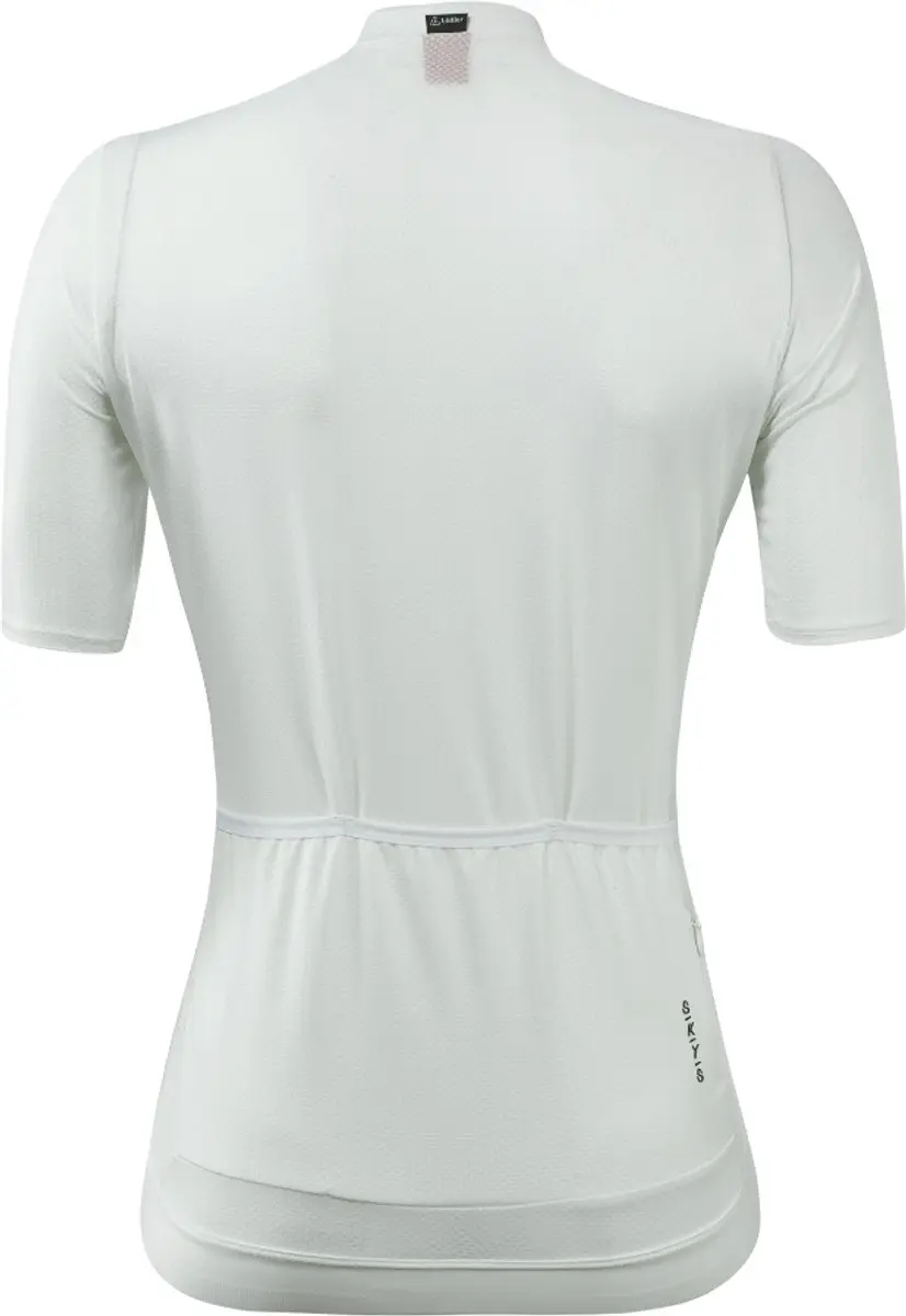 Maillot de ciclismo de manga corta para mujer FZ Skys Escape Crema