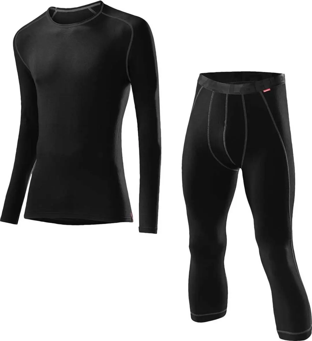 Löffler Thermoset Transtex 3/4 Heren - Broek & Shirt 46 - Zwart
