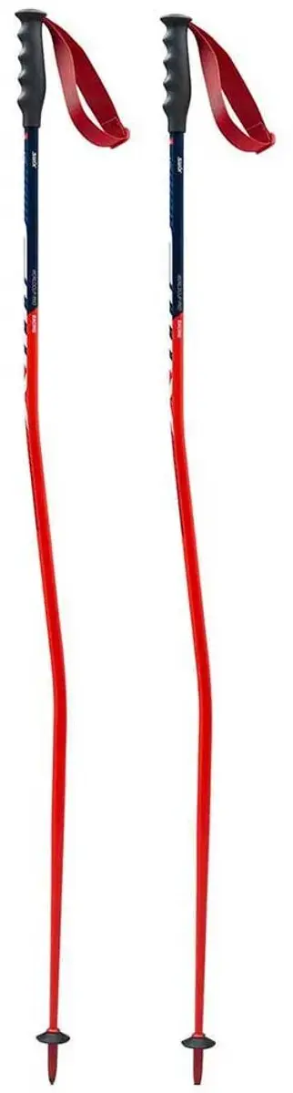 Swix World Cup Pro Super-G Stokken 110cm - Rood/Zwart